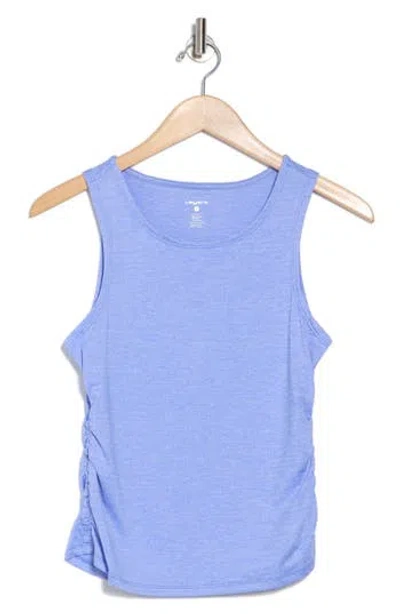 Layer 8 Ruched Active Tank In Persian Jewel Heather