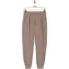Layer 8 Scuba Knit Joggers In Brown