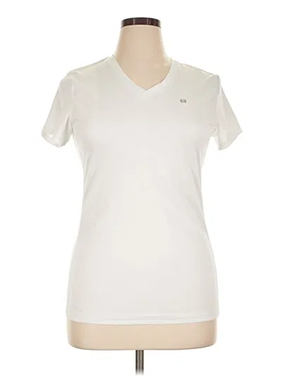 Pre-owned Layer 8 Short Sleeve T-shirt In Ivory