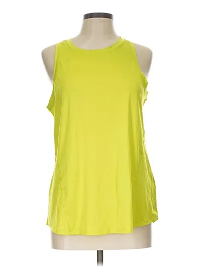 Pre-owned Layer 8 Sleeveless T-shirt In Yellow