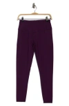 Layer 8 Stow Pocket 7/8 Leggings In Purple