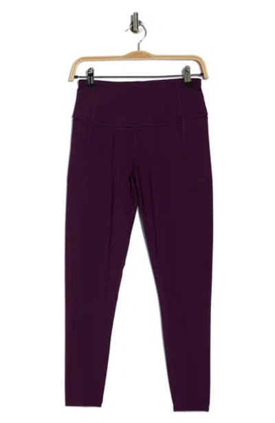 Layer 8 Stow Pocket 7/8 Leggings In Purple