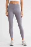 Layer 8 Stow Pocket 7/8 Leggings In Purple