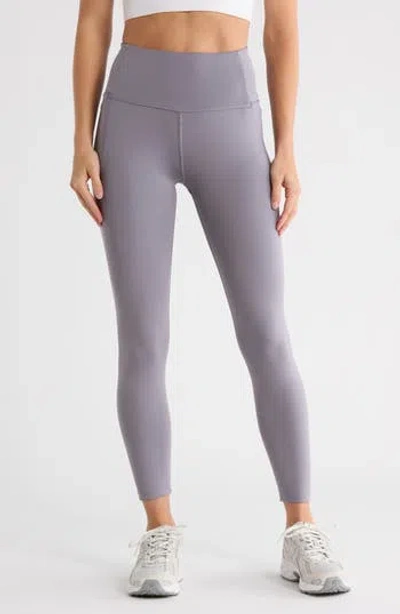 Layer 8 Stow Pocket 7/8 Leggings In Purple