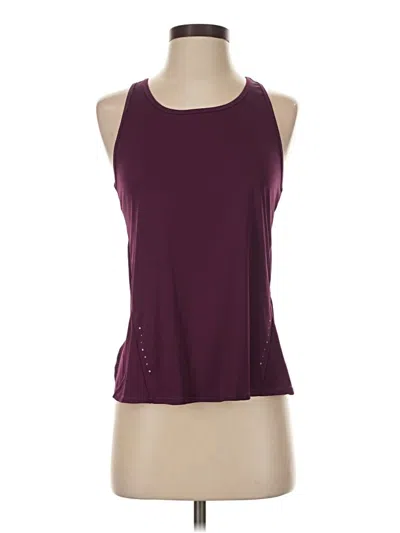 Pre-owned Layer 8 Tank Top Burgundy Halter Neckline Tops