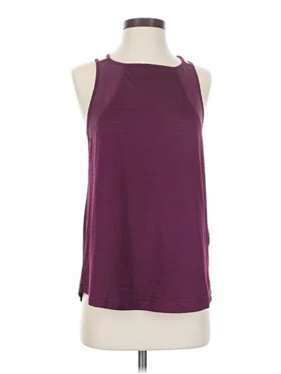 Pre-owned Layer 8 Tank Top Burgundy Halter Neckline Tops
