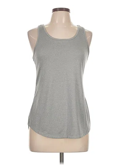 Pre-owned Layer 8 Tank Top Gray Halter Neckline Tops