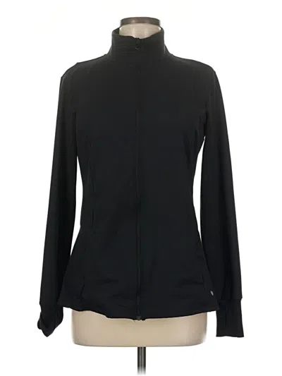 Pre-owned Layer 8 Track Jacket In Black