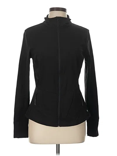 Pre-owned Layer 8 Track Jacket In Black
