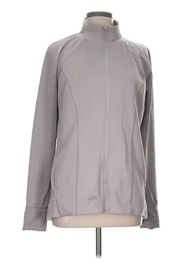 Pre-owned Layer 8 Track Jacket In Gray