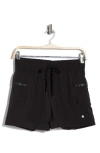 Layer 8 Utility Shorts In Black