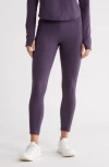Layer 8 Vertical Line 7/8 Leggings In Purple