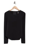 Layer 8 Wisdom Long Sleeve Performance T-shirt In Black