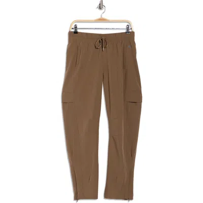 Layer 8 Woven Hike Pants In Brown