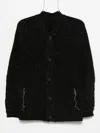 Layer Zero Button-fastening Ribbed Cardigan
