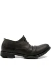 Layer Zero Lace-up Leather Derby Shoes