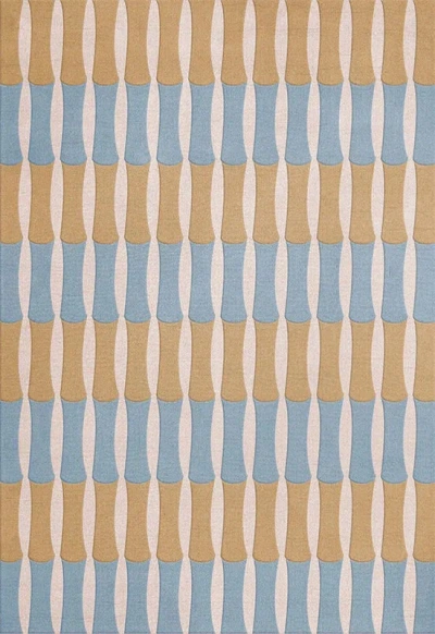 Layered Alice Crawley Bamboo Forrest Blue Sample 4" X 7" In Multi