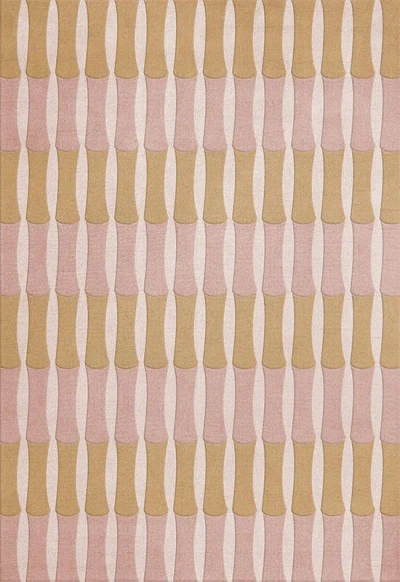 .layered Alice Crawley Bamboo Forrest Rose 9'10" X 13'1"