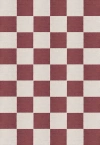 Layered Chess Burgundy 8'2" X 11'6"