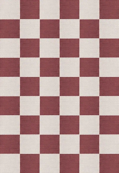 Layered Chess Burgundy Sample 4" X 7" In Purple