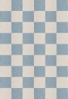Layered Chess Cornflower Blue Sample 4" X 7" In Blue