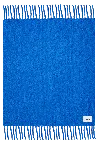 .layered Chunky Mohair Blanket Cobolt Blue 4'7" X 9'1"