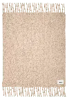 .layered Chunky Mohair Blanket Oatmeal 4'7" X 9'1"