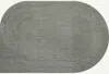 .layered Circular Doormat Sage 1'12" X 2'11"