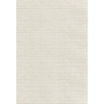 Layered Drift Wool Bone White Rug 180 X 270 Cm