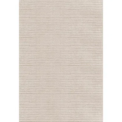 Layered Drift Wool Light Oatmeal Rug 180 X 270 Cm