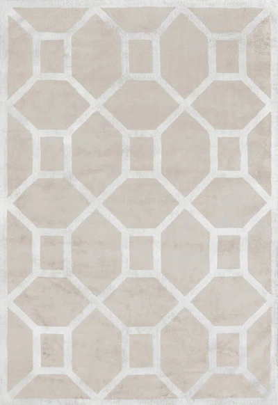 Layered Entrance Cold Sand 6'7" X 9'10" In Brown