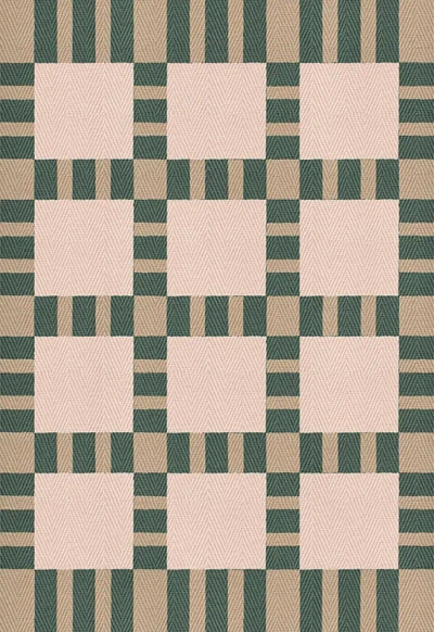 Layered Evelina Kroon Korean Chives Sample 20" X 20" In Green