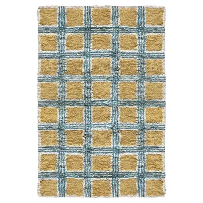 Pre-owned Layered Evelina Kroon Shaggy Wool Rug In Pergola, By  - Scandinavian Design In Brown