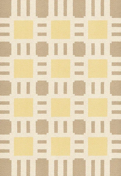 Layered Evelina Kroon Sunny Side Up Sample 20" X 20" In Brown