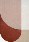 .layered Follow The Trace Red 7'3" X 11'6"