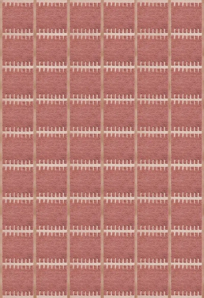 Layered Lilly Claret Red Sample 20" X 20" In Brown