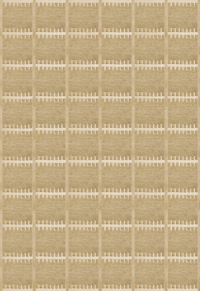 Layered Lilly Mustard Sample 20" X 20" In Brown