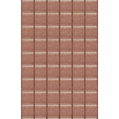Layered Lilly Rust Rug 8'2" X 11'6"