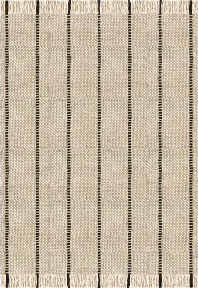 Layered Massproductions Cord Black White Rug 75 X 240 Cm