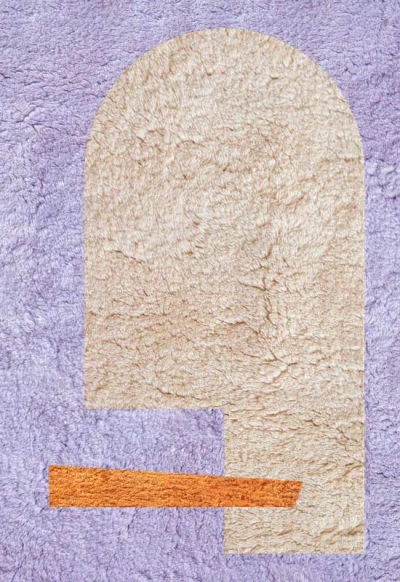 Layered Playground Patterned Rug 4'5" X 5'11" In Multi