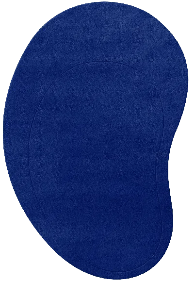 .layered Residue Cobalt 8'8" X 13'1"