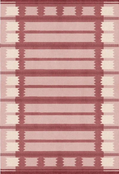 Layered Rollakan Iris Rasberry Sample 20" X 20" In Pink