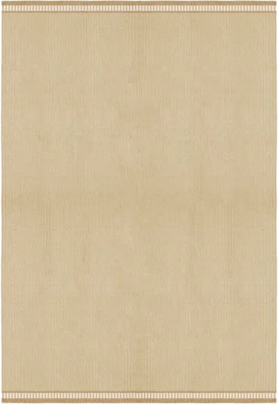 Layered Rollakan Solid Mariegold Sample 20" X 20" In Neutral