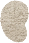 .layered Shaggy Residue Oatmeal 7'9" X 11'6"