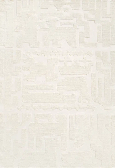 .layered Stig Lindberg Gunnel Bone White 9'10" X 13'1"