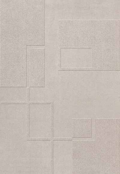 Layered Swedish Grace Oatmeal Wool Sample 4" X 7" In Gray