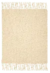 .layered Teklan Chunky Mohair Blanket Pale Banana 4'7" X 6'7"