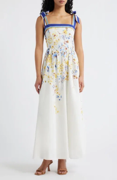 Layered With Love Liana Cotton Maxi Sundress In Multi