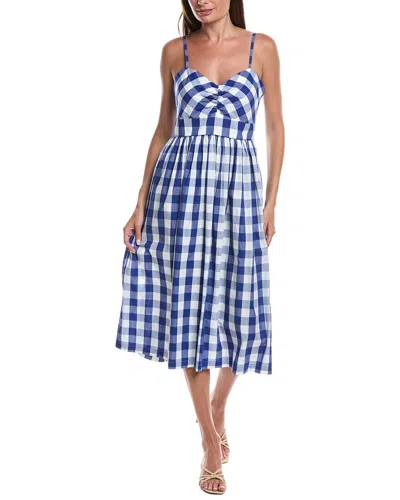 Layered With Love Liana Sleeveless Midi Dress In Blue