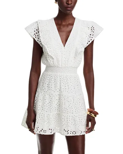 Layered With Love Lil Jane Eyelet Mini Dress In White